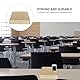 Ciieeo Telefon-Aufbewahrungsbox 30-Gitter-Handyhalterfach Klassenzimmer Schreibtisch-Organizer Aus Holz Taschenrechnerhalter Für Schule Büro Khaki
