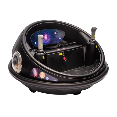 12V Electric Bumper Car for Kids with Remote Control, 360° Spinning Ride On Bumper Cars for Toddlers, Kids Car with LED Lights, Music, Soft Bumper & Safety Belt for Indoor Outdoor Play by PeakPursuit - Used condition - US$120.47