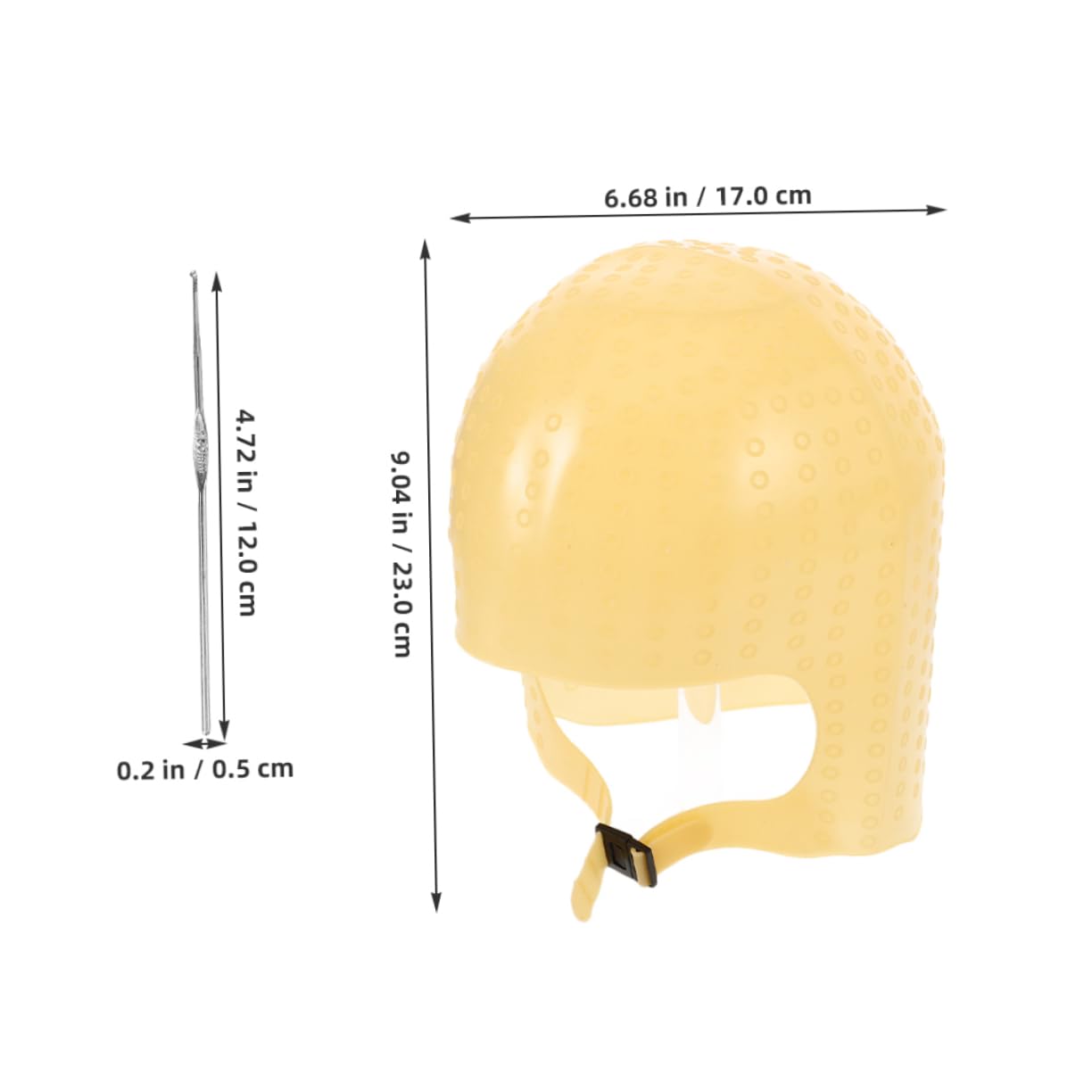 Healeved Pack Reusable Silicone Highlighting Cap Hooks for Hair Coloring for Home Salon