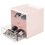 COMPACTA: Esta práctica cajonera multiusos mide 16,5 cm de largo x 16,5 cm de ancho x 18 cm de alto. Las medidas internas de cada cajón son de 15,7 cm de largo x 15,7 cm de ancho x 5 cm de alto.