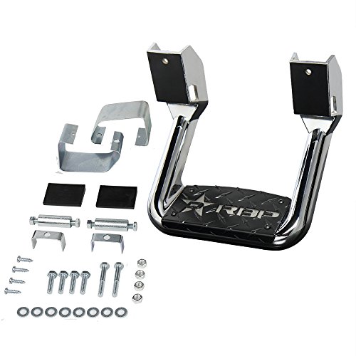 Rbp Rbp-303725-Exr Multi-Fit Truck Stainless Steel Slant Cut Resonated Exhaust Muffler Tip In Textured Black Finish With Stamped Rbp Logo - Bolt-On To Fit Various Trucks Including Diesel Trucks #TOP2