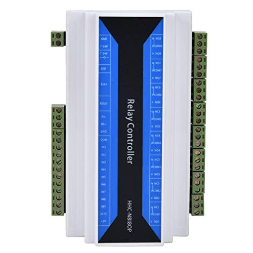 Relais Ethernet, Contrôleur de Relais Ethernet Deosdum Module de Relais Réseau à 8 Canaux Dispositif de Relais de Télécommande Ethernet vers Relais Zwave