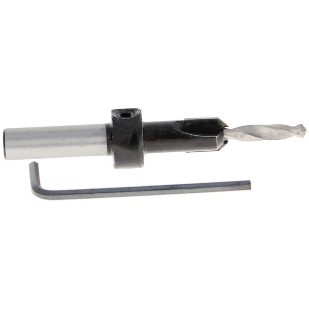 Auniwaig 4.2x10mm Countersink Drill Bit Punch Tool with Hex Wrench Counter Sinker Drill Bit for Wood Woodworking Cemented Carbide Carpentry Bit 1pcs