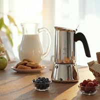 Bialetti - New Venus Induction, Edelstahl Herd Espresso-Kaffeemaschine, Geeignet für Alle Herdarten, 6 Tassen, Aluminium, 235 milliliters Silber – Ansicht 6