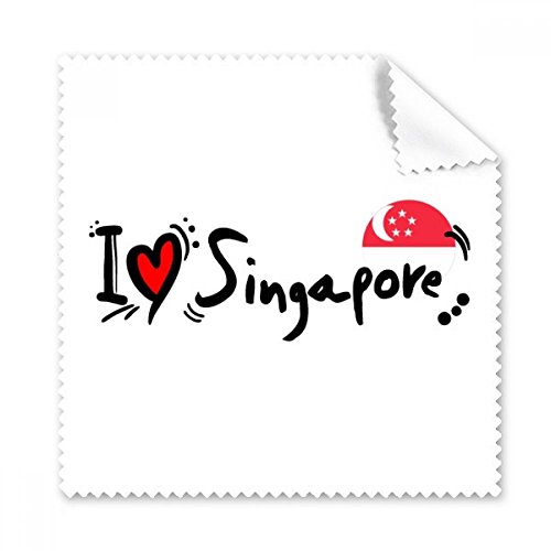 Chiffonnette microfibre Singapour anti-traces pour lunettes et smartphones