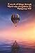 Produktbild I Can Do All Things Through Christ Who Strengthens Me Philippians 4:13: Hot Air Balloon Against Vibrant Sunset Reflecting On Water Writing Journal Notebook with Bible Scripture Verse for Journaling