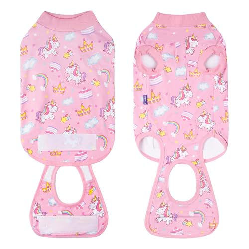 cyeollo Recovery Suit for Dogs Surgery Surgical Dog Onesie, Unicorn, M by cyeollo - Used condition - Image 9