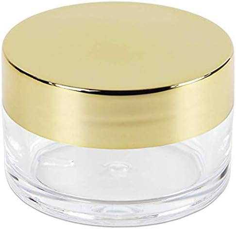 Miniatura 6 de Beauticom Tarros redondos transparentes de acrílico de 0.71 oz0.7 fl oz con tapas para bálsamos labiales, cremas, maquillaje, cosméticos, muestras,