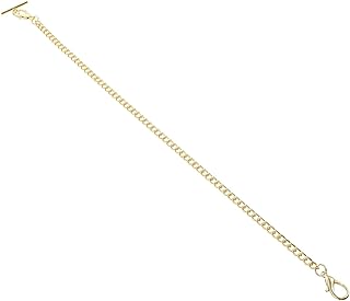 POPETPOP Orologio da Tasca Catena T- Bar Orologio di Collegamento della Catena di 14. 5 Pollici 2 Vestiti Gancio Catene della Vigilanza di Tasca della Catena Fibbia