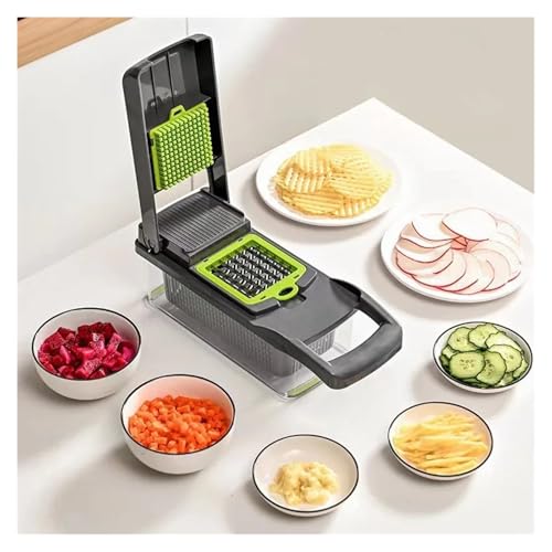 Cortadora y picadora 4 en 1 para verduras miniatura 2