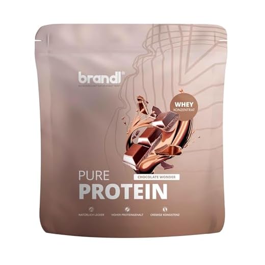 Pure Protein Whey in Pulver - 80% Eiweißpulver aus der EU - gut löslich für deinen Shake, Haferflocken oder Smoothie - Premium-Qualität ohne Sucralose, Acesulfam K & Aspartam - 1 kg Schoko mit Whey