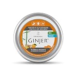 Lemon Pharma Zenzero pastiglie bio – zenzero intenso con aroma di arancia – gomma arabica naturale per un gusto persistente – 40 g