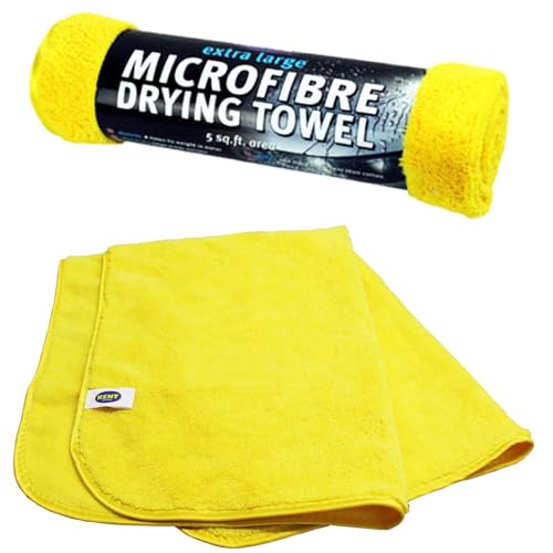 5 X KENT EXTRA LARGE MICROFIBRE TOWEL CLOTH VALETING CLEANING MICRO FIBRE DRYING XXL