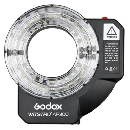 GODOX Witstro AR400 (2020 Model) - Professional 400Ws Ring Flash with LED Lights - Blitzgerät für Nikon, Fujifilm, Canon und Sony Kamera