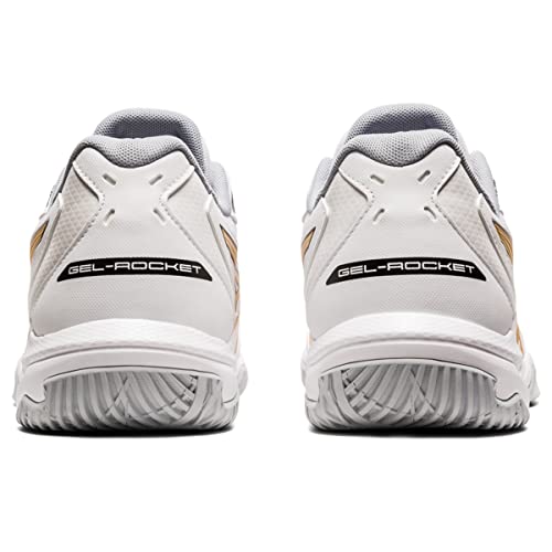 ASICS ASICS Gel-Rocket 10 Volleyball Shoe White/Pure Gold 12 D (M)