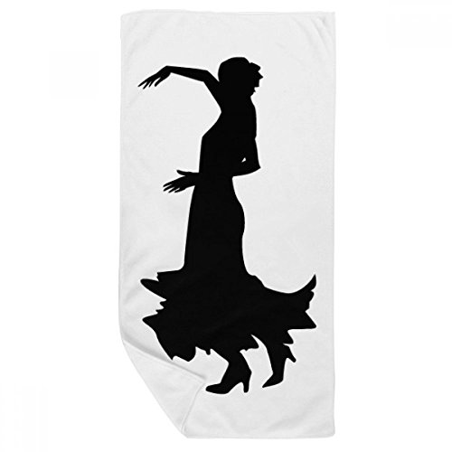 Serviette douce débarbouillette 35x70cm Danse Folklorique multicolor de toilette