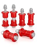 HOWBOW Ezgo RXV Suspension Bushing Kit include Hardware, Front A-Arm Polyurethane Bushings and Sleeves for 2008+ EZGO RXV Golf Cart Gas & Electric-Replaces OE#608086 601340 602085 601754 602415 600525