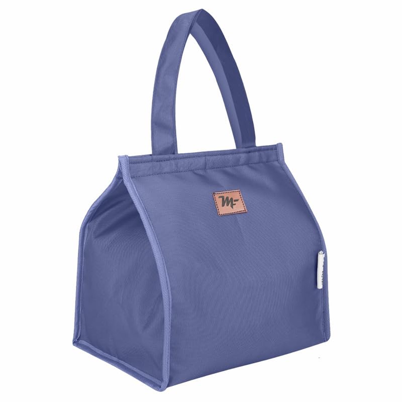 MY FAV Lunch Bag for Men & Women – Tiffin Bag with Bottle Holder, Multiple Pockets, Lightweight & Durable for Office, College & School, 6-Month Warranty (Blue)