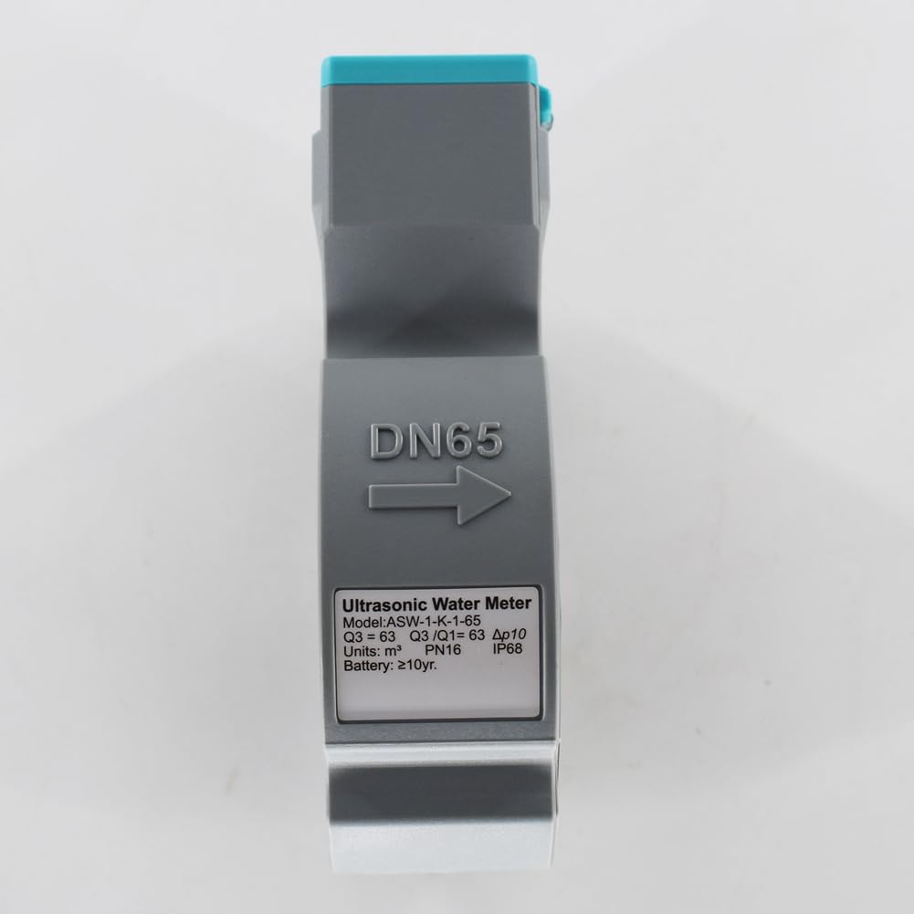 Batteriebetriebener Ultraschall-Wasserzähler DN80 RS485 Digitaler Wasserdurchflussmesser IP68 Sandwich-Typ Langlebig Einfach zu Bedienen
