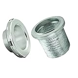 Yechiry Magnetische Trockner-Entlüftungskupplung, 180-Grad-Wand-Entlüftungsanschluss mit Edelstahlklemme und 4-Zoll-Aluminiumfolienschlauch für Waschküche, Kleiderschrank, Wohnung