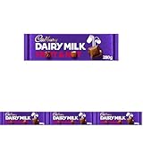 Cadbury Dairy Milk Fruit & Nut Chocolate Bar, The Classic Creamy Taste, Sharing Bag, 280 g (Pack of 4)