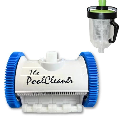 2-Wheel Pool Cleaner Head Assembly Replacement for Hayward PBS20JSTHBX with BWT Inline Leaf Canister K918CBX | Suction Cleaner Parts Bundle | Debris Protection & Flow Optimization