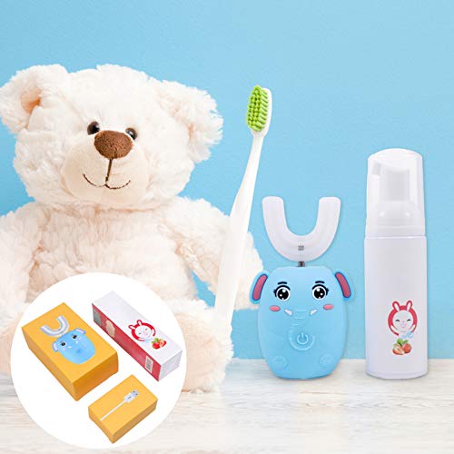 STOBOK 1 Conjunto de Escova de Dente Infantil ElÃ©trica Em Forma de U Escova de Dente de Desenho Ani