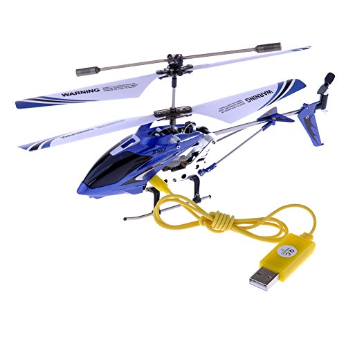 Syma S107G 3 Channel RC Helicopter with Gyro, Blue