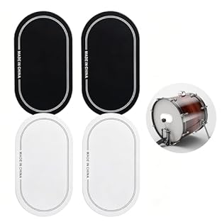 Practical Design: Protects the bass drum head and makes it last longer Material: Made of plastic (PET), with good sound conductivity, durability and pressure resistance, minimising the impact on tone and volume High Performance: The drum patch absorb...