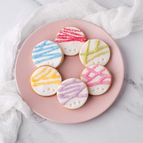 Image of Sweets Indeed Dye Free Rainbow Decorating Sugar 6 Cell Jar - No Artificial Dyes Colored Sugar Crystals for Baking & Decorating Cupcakes, Cookies, Cakes & Desserts - 2.75 ounces
