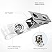 100Pcs Premium Metal Badge Clips with Clear PVC Straps for ID Cards, Badge Holders, Name Tags, Work Badges