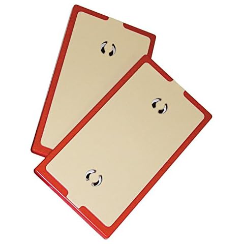 ZipWall 2-Pack Non-Skid Plate, NSP2, Red, Small Cover