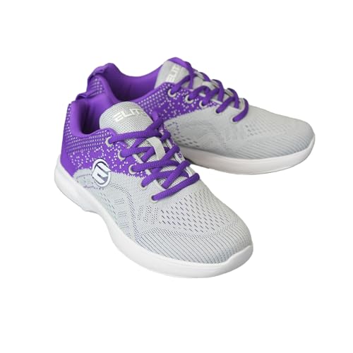 ELITE Women's Comfort Bowling Shoes - Universal Slide Soles, Ultra Light-Weight Mesh Athletic Style for Bowlers2