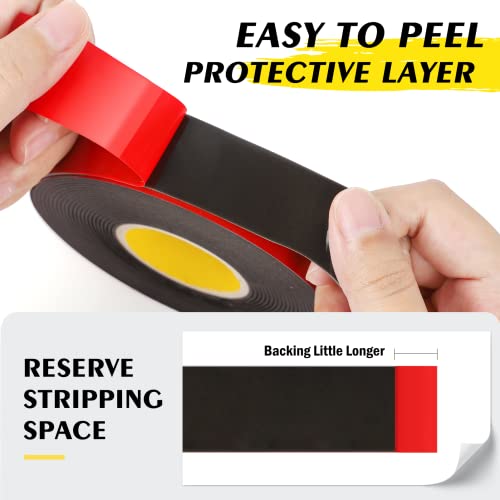 Emitever EM023-FT25MM-16FT-US-N Double Sided Adhesive Tape Heavy Duty thumb #4