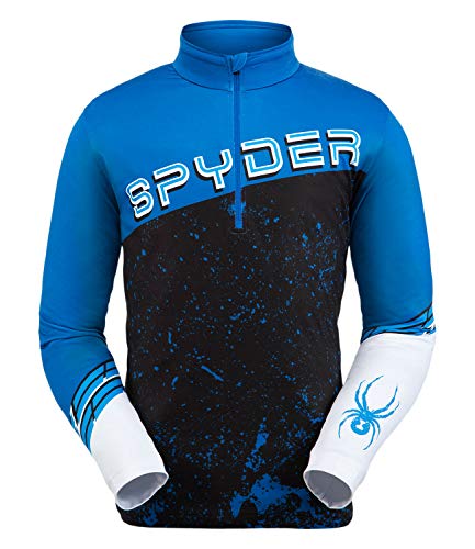 Col en T zippé Homme Spyder Mandate idéal pour vos journées de ski et vos soirées en station