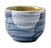 KTZAJO Exquisite Black Temptation 1-pak porcelanowych filiżanek sake - niebieski