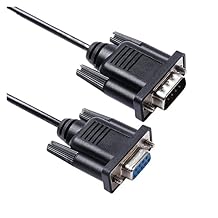 9 Pin D-sub Female to DB9 Male RS232 DB9 Serial Programming Cable Compatible with APC UPS 940-0024C Size 3m, Color 23