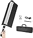 Neewer Light Wand Kit Portatile Fotografico LED Video Luce Stick con Barndoor/Telecomando/Borsa di Trasporto, USB Ricaricabile/10 Livelli Illuminosi/1500 Lumen/Temperatura Colore 3200K~5600K