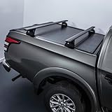 Predator 4x4 Black Universal Rear Pickup Truck Bed Cross Bars Kit Locking Aluminium Pick Up Lockable Rails Cargo Luggage Rack