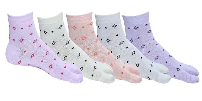 geifa Women Stretchable Summer Socks – Lightweight Cotton Blend Ankle Socks-picture-20