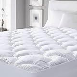 viewstar Cooling Mattress Topper Double, Pillow Top Mattress Cover Full, Quilted Fitted Mattress Pad with Down Alternative Fill,6-21" Deep Pocket for Double Size Bed Soft and Breathable,54x75 Inches