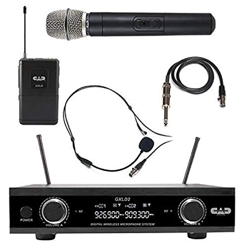 Cad Audio Gxld2Hbah Digital Wireless Combo Microphone System, Handheld And Bodypack, Ah Frequency Band #TOP16