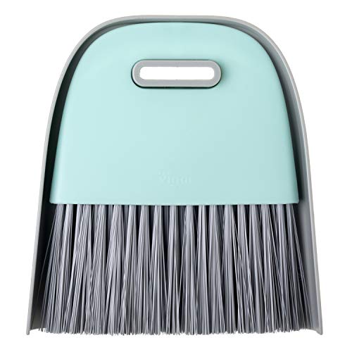 VIGAR Rengo Kit de Nettoyage de Table avec Balai et tôle de Balayage Bleu/Gris 16 x 3,5 cm Cover