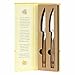 THUN - Set 2 Coltelli per Carne - Cucina, per La Tavola - Idea Regalo - Linea Country - Acciaio Inox, Legno d'Acacia - 23 x 2,5 x 1,8 cm