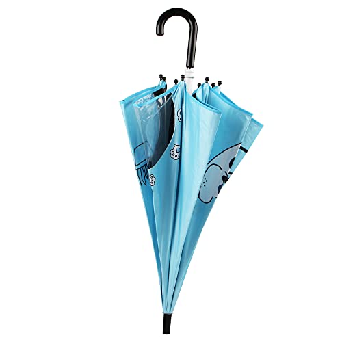 Fermany Kids Umbrella For Rain Girls,Small Umbrella,Sun Umbrella,Anti-Uv Rain Umbrella,Boy And Girls For Ages 3-13 (Cute Cat Blue) #TOP6
