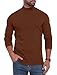 Sailwind Men Mock Neck Cotton Long Sleeve T Shirt Lightweight Base Layer Basic Pullover