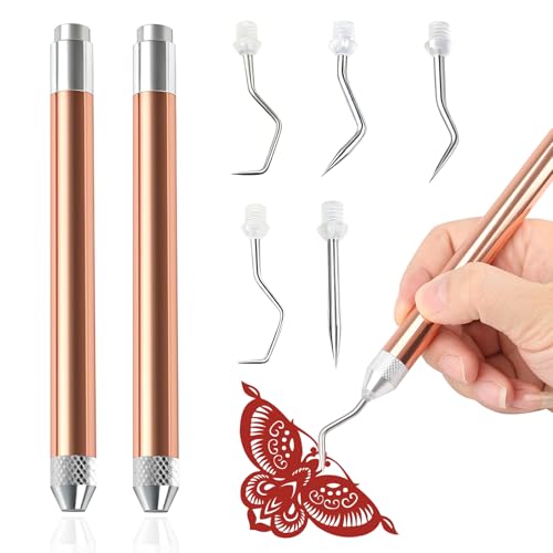 Kit de Deshierbe de Vinilo de 5 Piezas con Luz, Herramientas para Vinilo y Manualidades, Incluye Ganchos y Pinzas para Silhouette Cameo y Otros Plotters de Corte, Ideal para Letras y Proyectos DIY