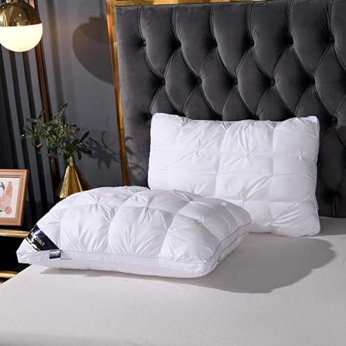 Almohada de fibra poliéster y plumón 20.5 cm cómoda miniatura 2