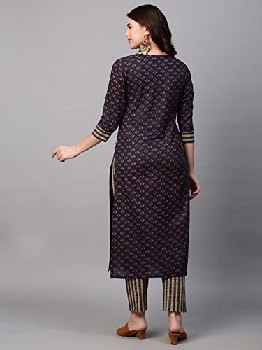 Image of ANNI DESIGNER Women's Cotton Kurta with Pant