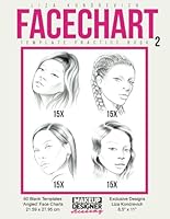 Facechart Template Practice Book 2: Blank Face Chart Makeup Templates B0CZ8W6R32 Book Cover